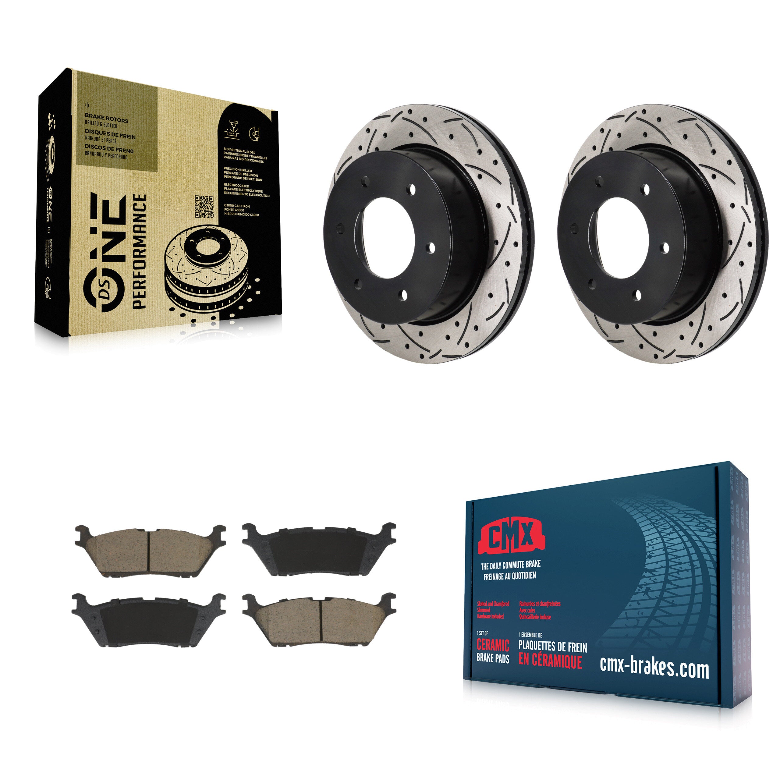 Transit Auto KDC-101262 Disc Brake Kit for 2022-2023 Ford Bronco - Rear product image