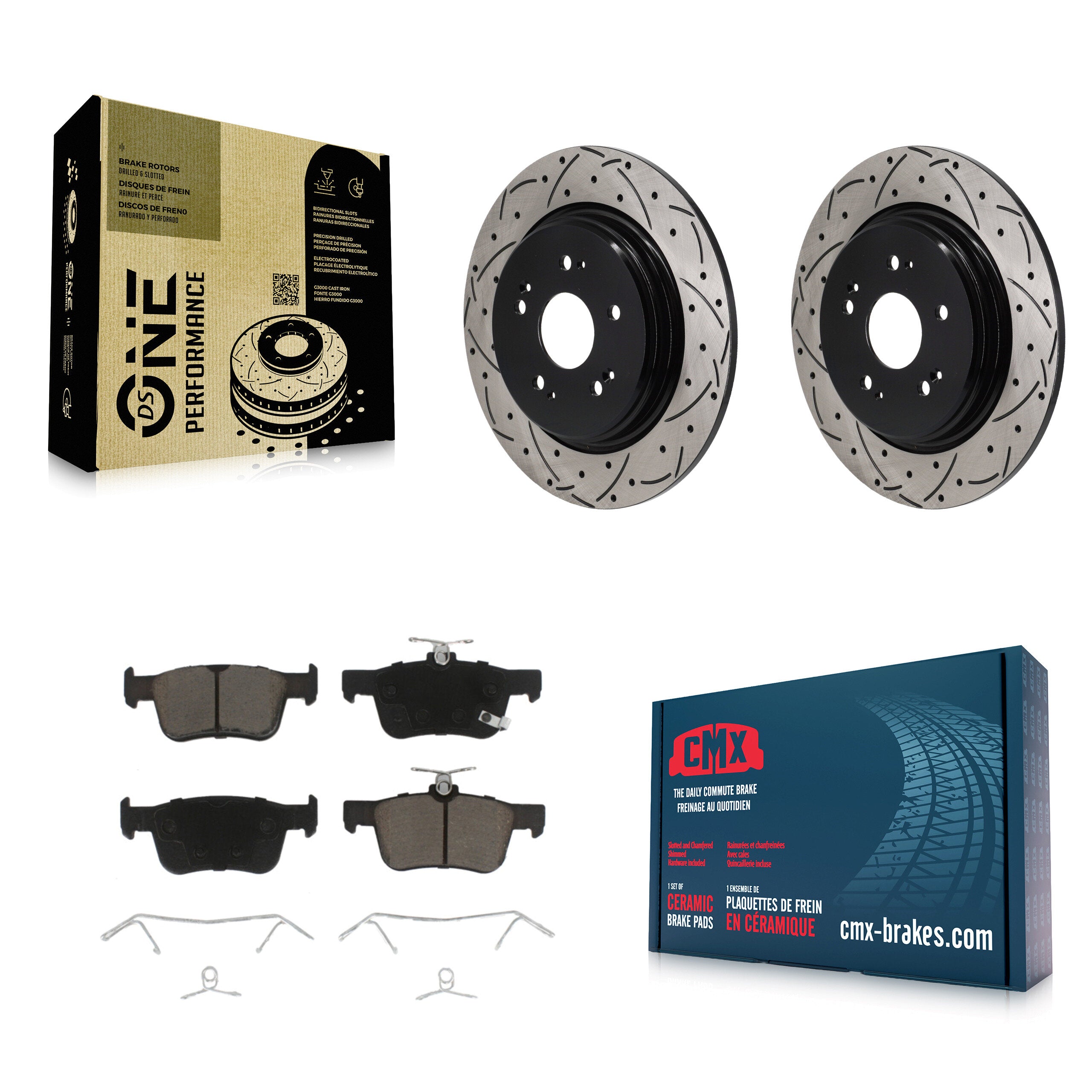 Transit Auto KDC-101272 Disc Brake Kit for 2019-2021 Acura RDX - Rear product image