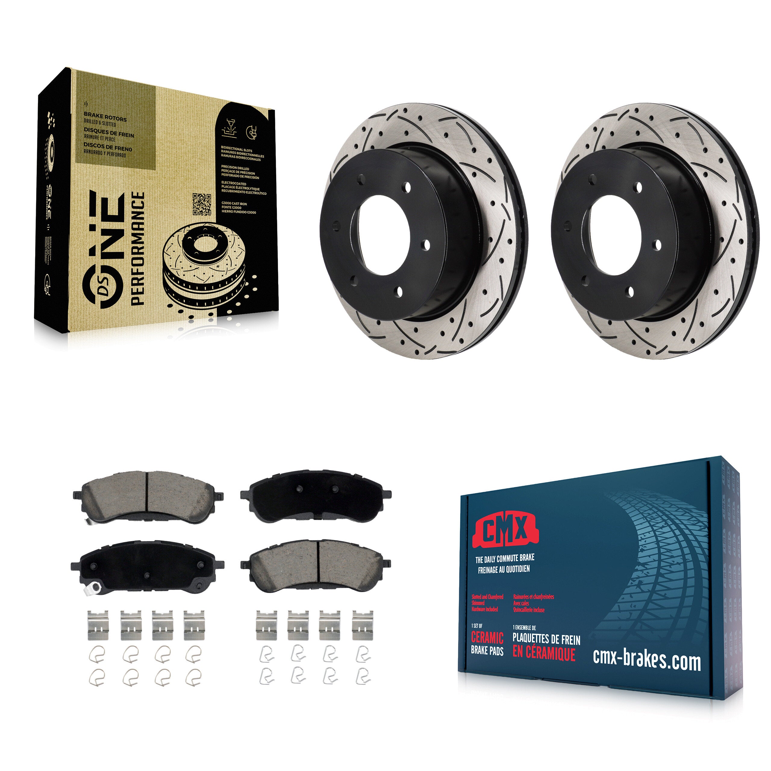 Transit Auto KDC-101278 Disc Brake Kit for 2019-2023 Ford Ranger - Rear product image