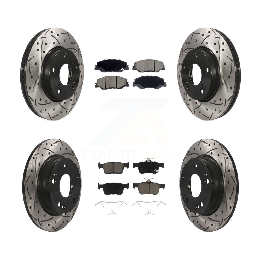 Transit Auto KDC-101289 Disc Brake Kit for 2022-2024 Honda Civic - Front and Rear product image