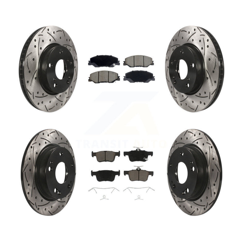 Transit Auto KDC-101289 Disc Brake Kit for 2022-2024 Honda Civic - Front and Rear product image