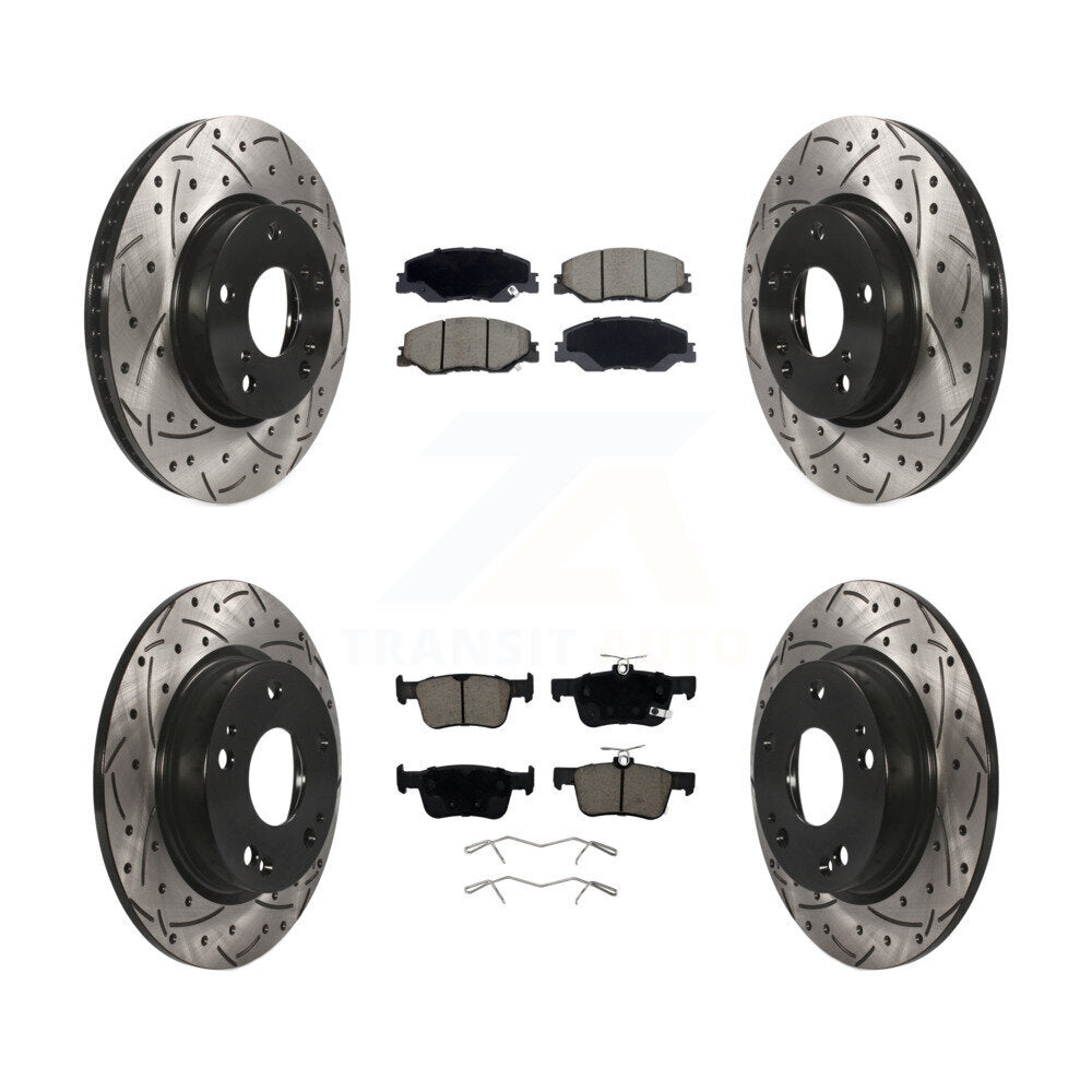 Transit Auto KDC-101290 Disc Brake Kit for 2019-2022 Honda Insight - Front and Rear product image