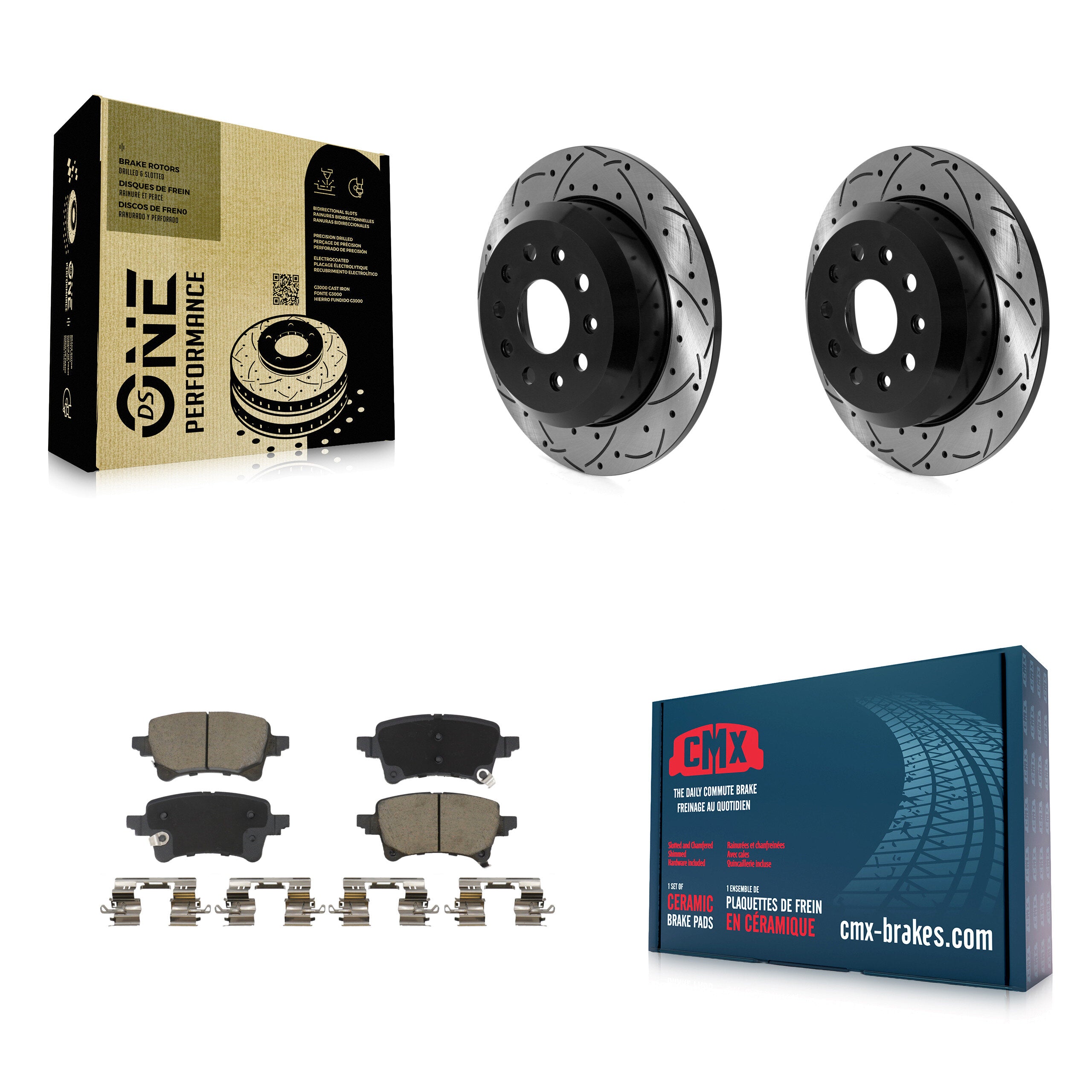 Transit Auto KDC-101292 Disc Brake Kit for 2021 Jeep Wrangler - Rear product image