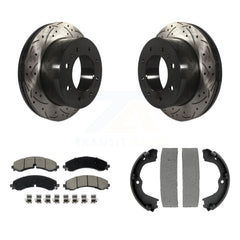 Transit Auto KDC-101297 Disc Brake Kit for 2020-2024 Chevrolet Silverado 2500 HD, Chevrolet Silverado 3500 HD, GMC Sierra 2500 HD & more - Rear product image