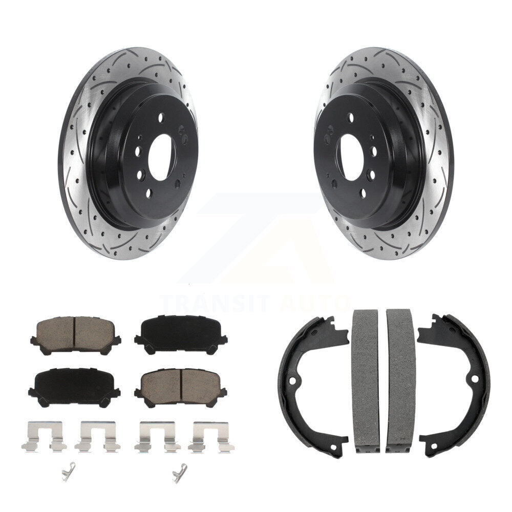 Transit Auto KDC-101300 Disc Brake Kit for 2016-2024 Honda Passport, Honda Ridgeline, Honda Pilot - Rear product image