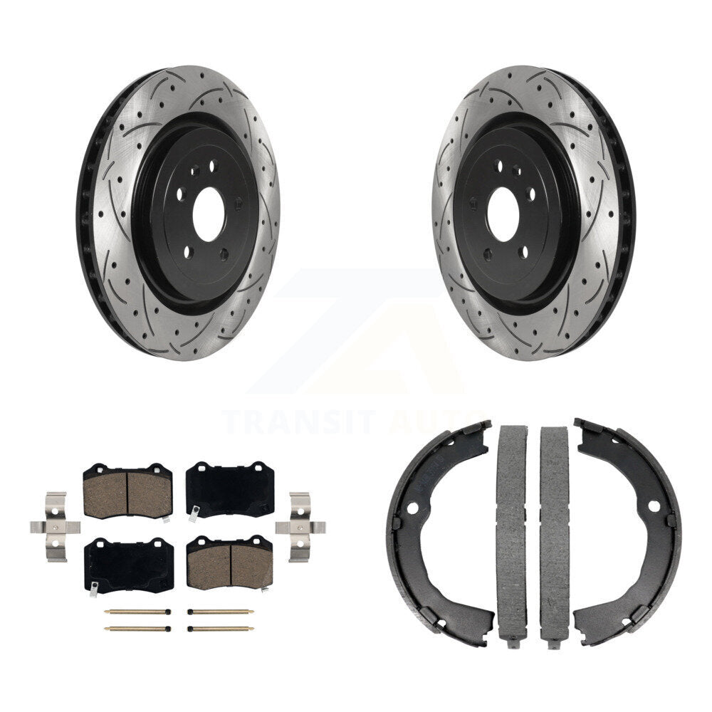 Transit Auto KDC-101301 Disc Brake Kit for 2009-2015 Cadillac CTS, Chevrolet Camaro - Rear product image