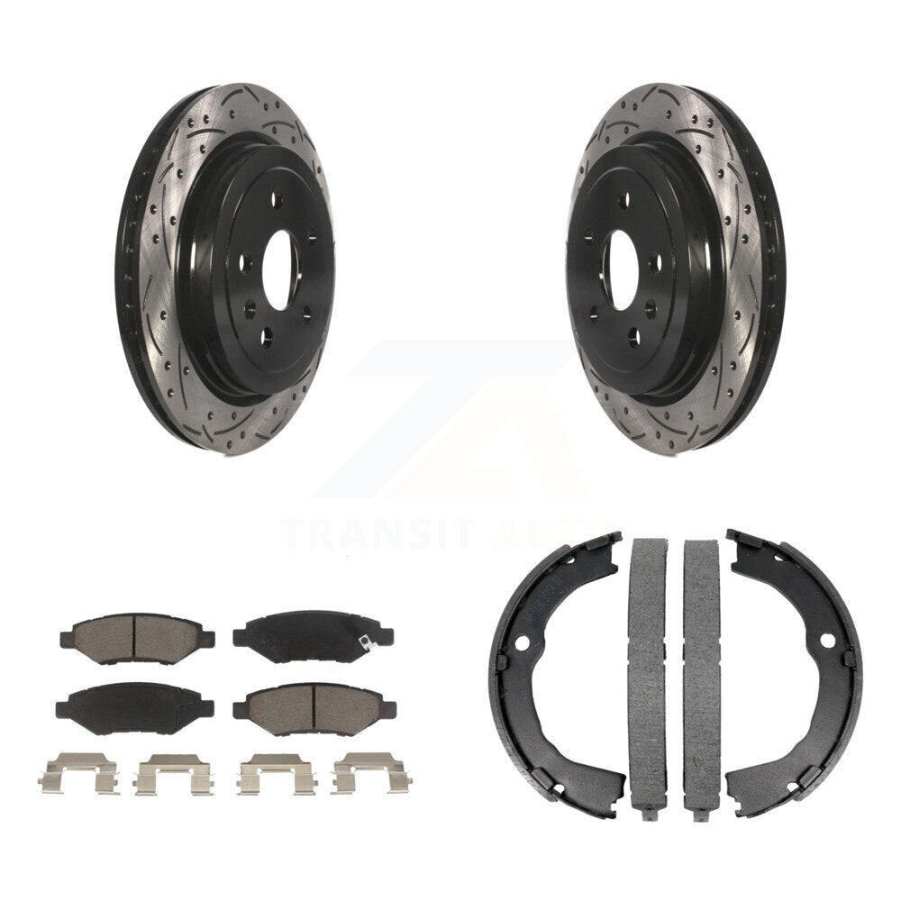 Transit Auto KDC-101302 Disc Brake Kit for 2008-2015 Cadillac CTS, Chevrolet Camaro - Rear product image