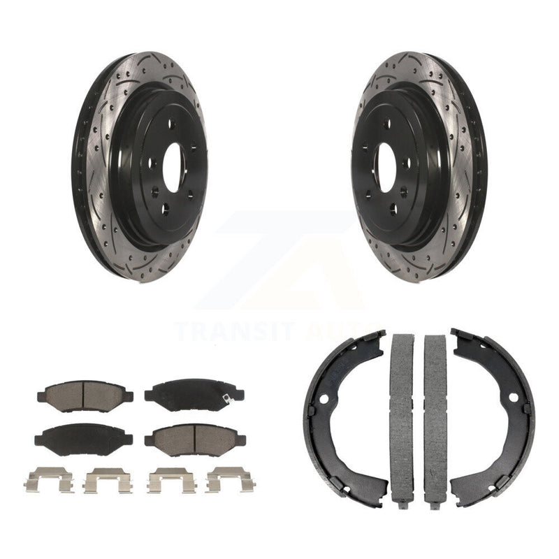 Transit Auto KDC-101302 Disc Brake Kit for 2008-2015 Cadillac CTS, Chevrolet Camaro - Rear product image