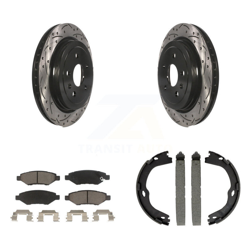 Transit Auto KDC-101303 Disc Brake Kit for 2014 Cadillac CTS - Rear product image
