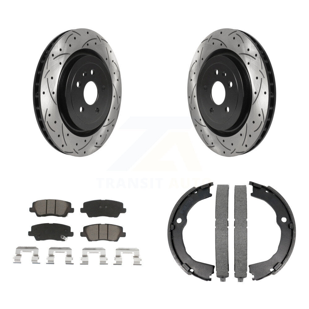 Transit Auto KDC-101304 Disc Brake Kit for 2015 Cadillac CTS - Rear product image