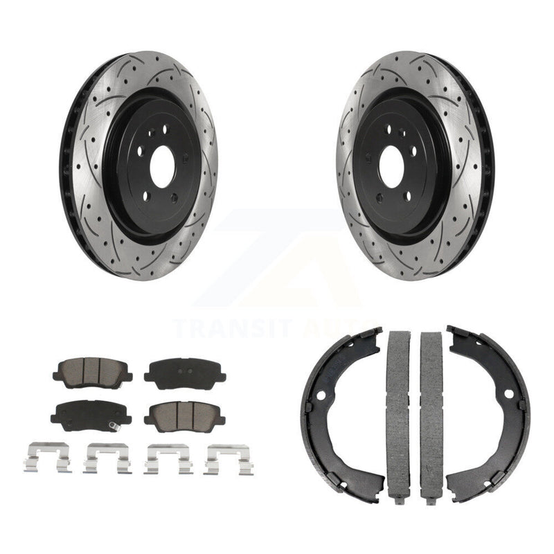 Transit Auto KDC-101304 Disc Brake Kit for 2015 Cadillac CTS - Rear product image