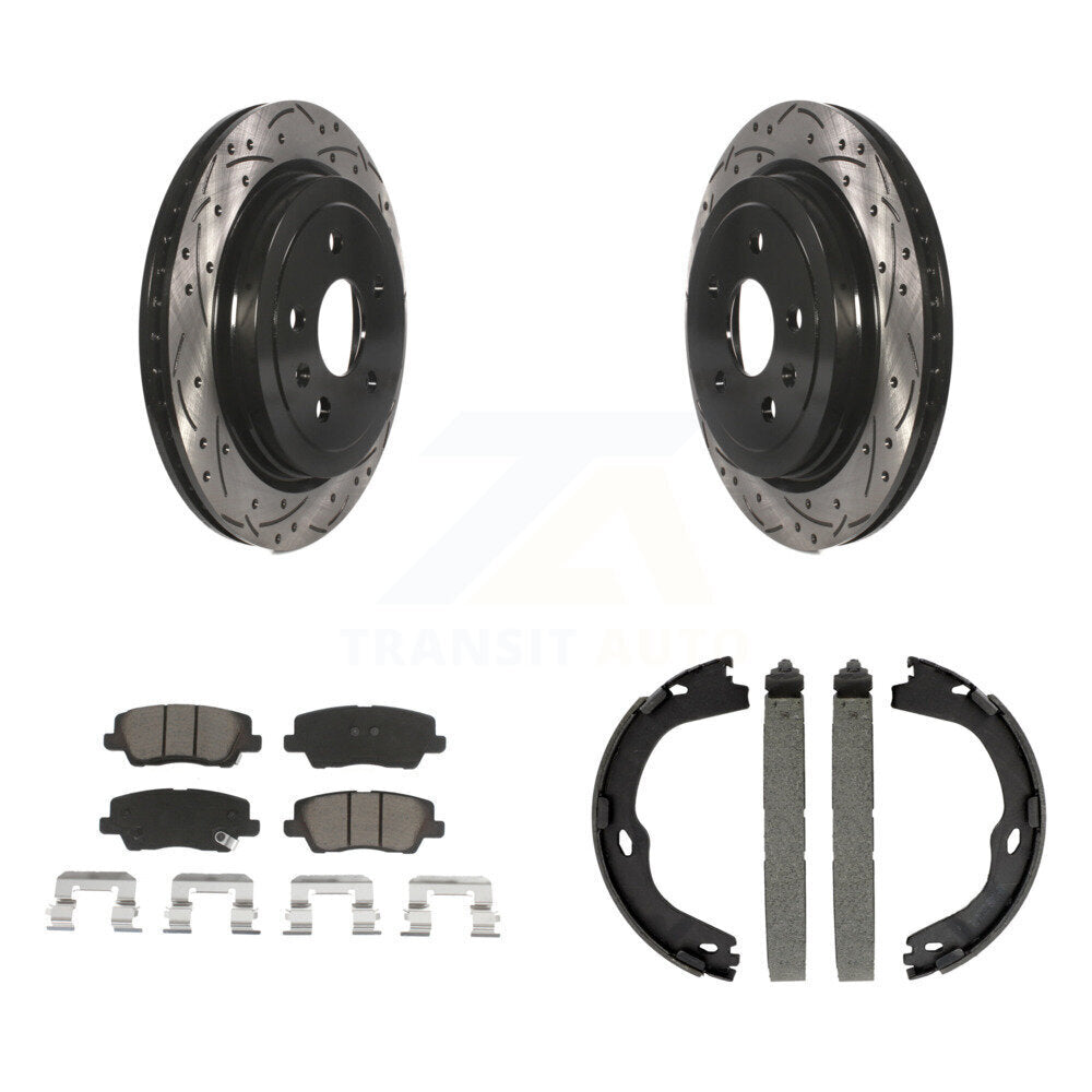 Transit Auto KDC-101305 Disc Brake Kit for 2015-2019 Cadillac CTS - Rear product image
