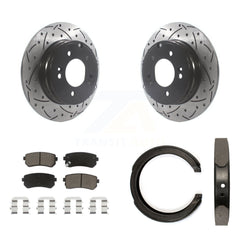 Transit Auto KDC-101307 Disc Brake Kit for 2014-2017 Hyundai Tucson, Hyundai Sonata, Kia Cadenza - Rear product image
