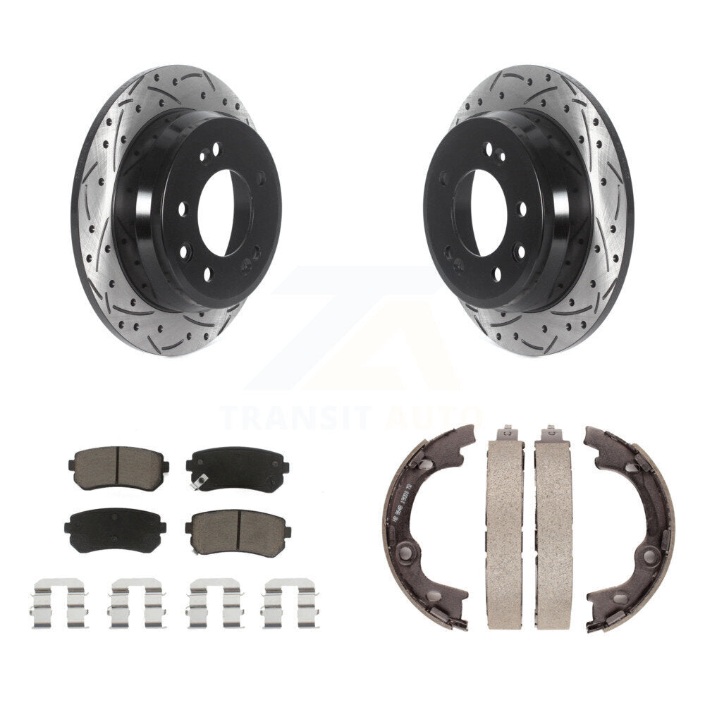Transit Auto KDC-101309 Disc Brake Kit for 2009-2015 Hyundai Elantra, Hyundai Tucson - Rear product image