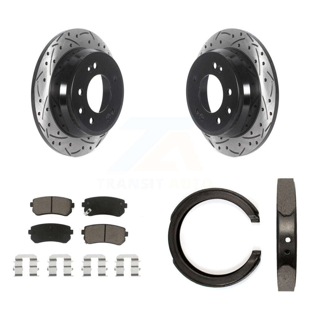 Transit Auto KDC-101310 Disc Brake Kit for 2011-2016 Kia Sportage - Rear product image