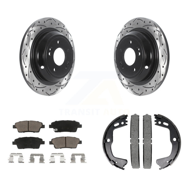 Transit Auto KDC-101311 Disc Brake Kit for 2015-2017 Genesis G80, Hyundai Genesis - Rear product image
