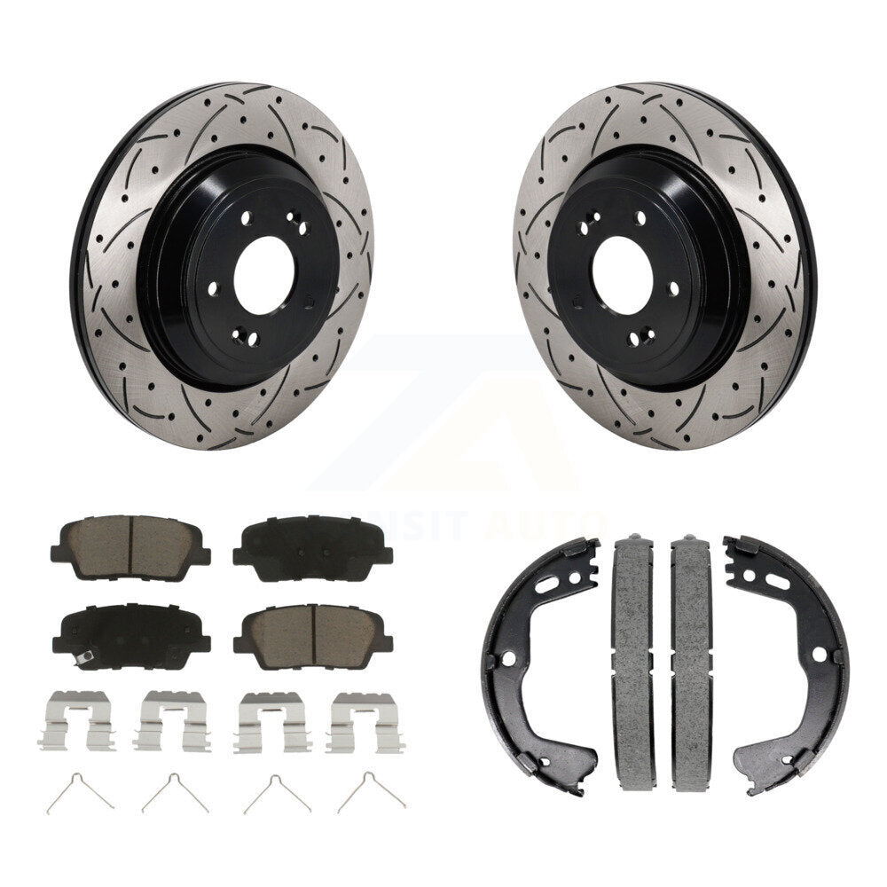 Transit Auto KDC-101312 Disc Brake Kit for 2018-2020 Genesis G80 - Rear product image