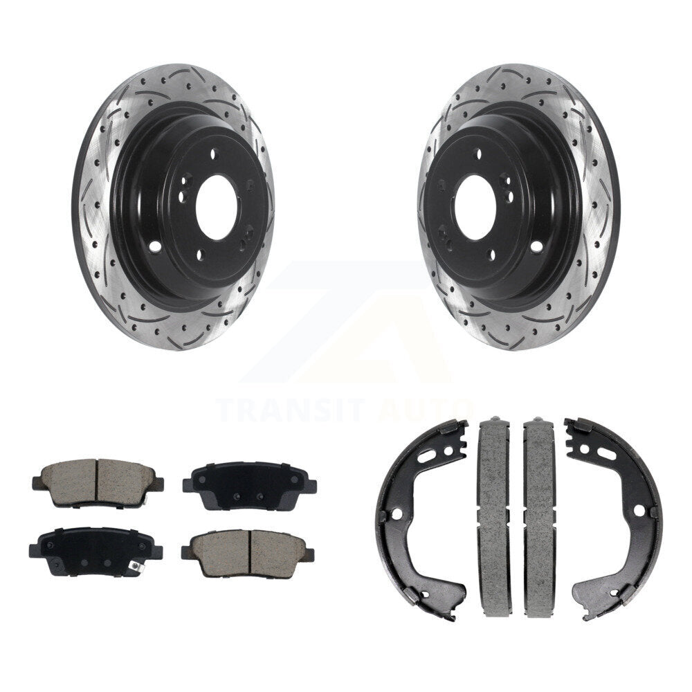 Transit Auto KDC-101313 Disc Brake Kit for 2018-2020 Genesis G80 - Rear product image