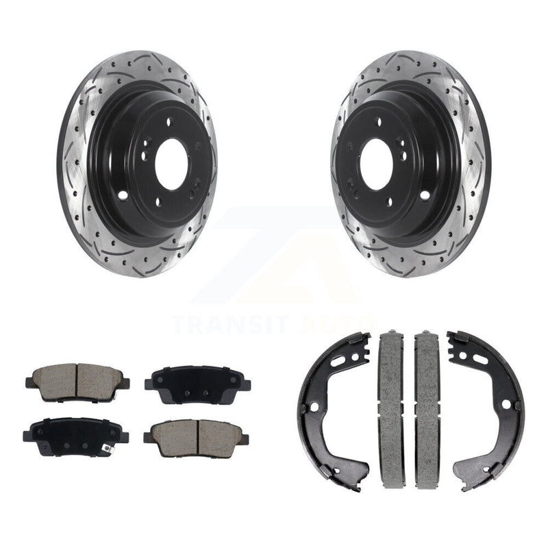 Transit Auto KDC-101313 Disc Brake Kit for 2018-2020 Genesis G80 - Rear product image