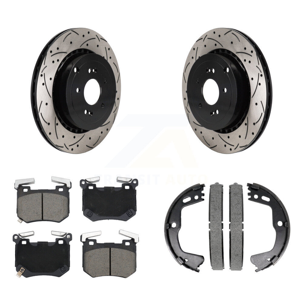 Transit Auto KDC-101315 Disc Brake Kit for 2018-2021 Genesis G70, Kia Stinger - Rear product image