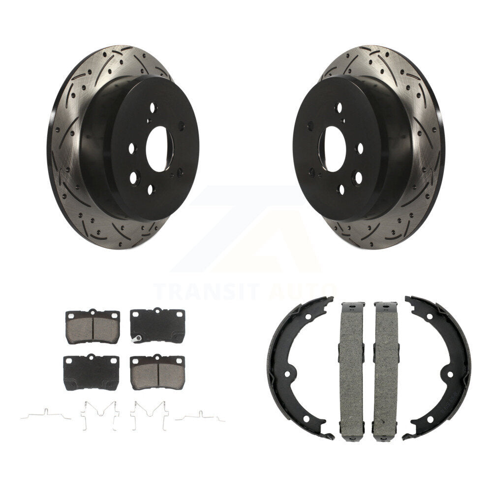 Transit Auto KDC-101316 Disc Brake Kit for 2006-2013 Lexus IS250 - Rear product image