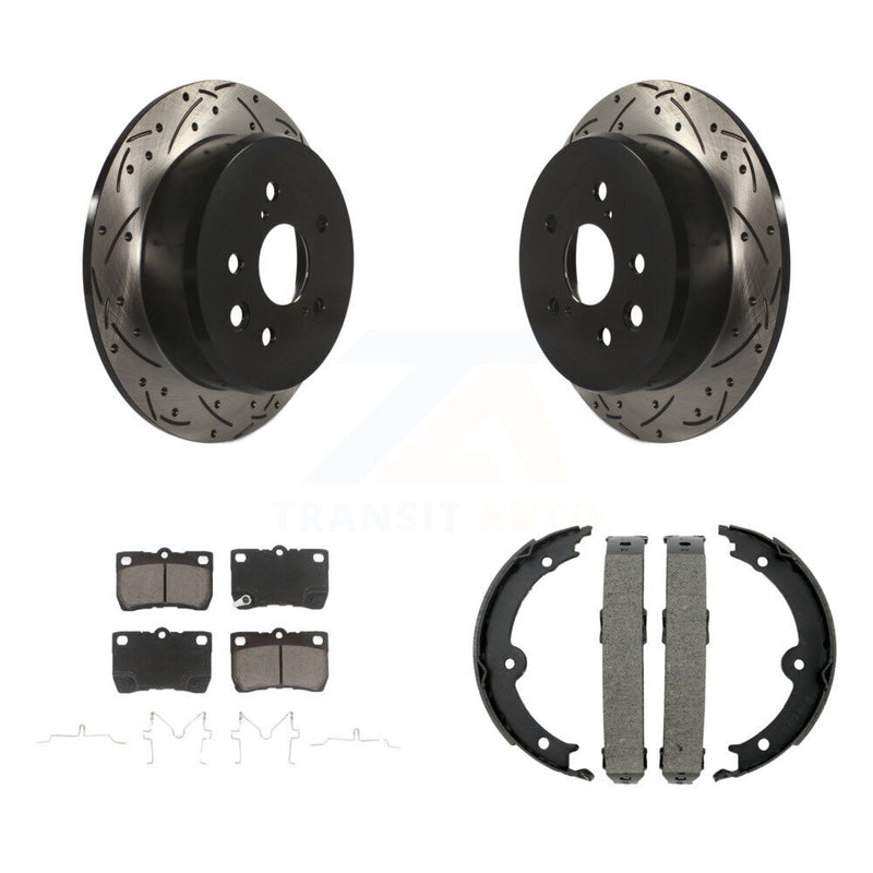 Transit Auto KDC-101316 Disc Brake Kit for 2006-2013 Lexus IS250 - Rear product image