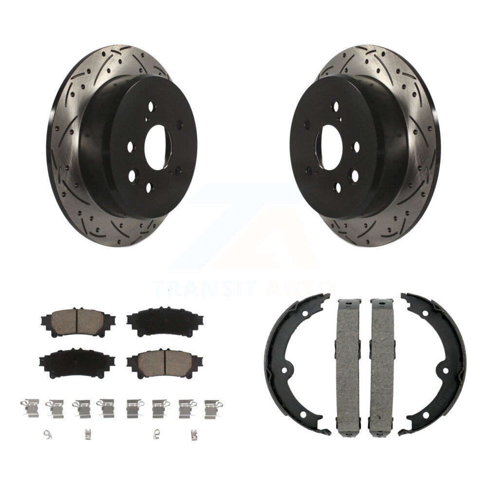 Transit Auto KDC-101317 Disc Brake Kit for 2014-2015 Lexus IS250 - Rear product image