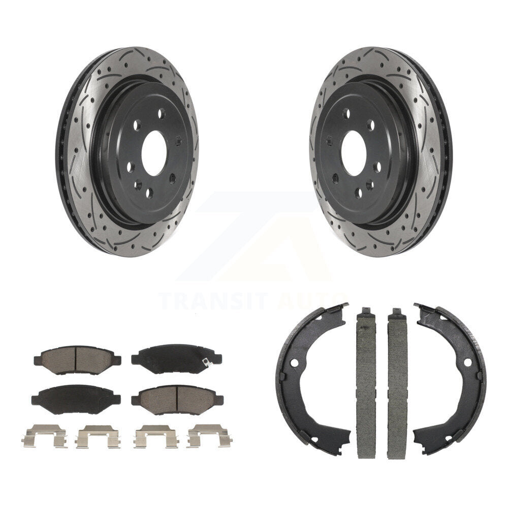 Transit Auto KDC-101318 Disc Brake Kit for 2010-2016 Cadillac SRX - Rear product image
