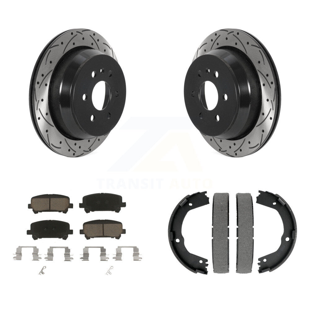 Transit Auto KDC-101319 Disc Brake Kit for 2015-2020 Chevrolet Colorado, GMC Canyon - Rear product image