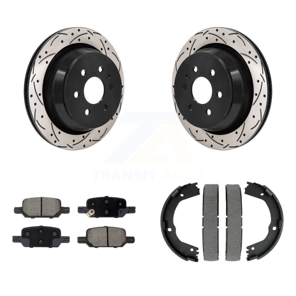 Transit Auto KDC-101320 Disc Brake Kit for 2021-2022 Chevrolet Colorado, GMC Canyon - Rear product image
