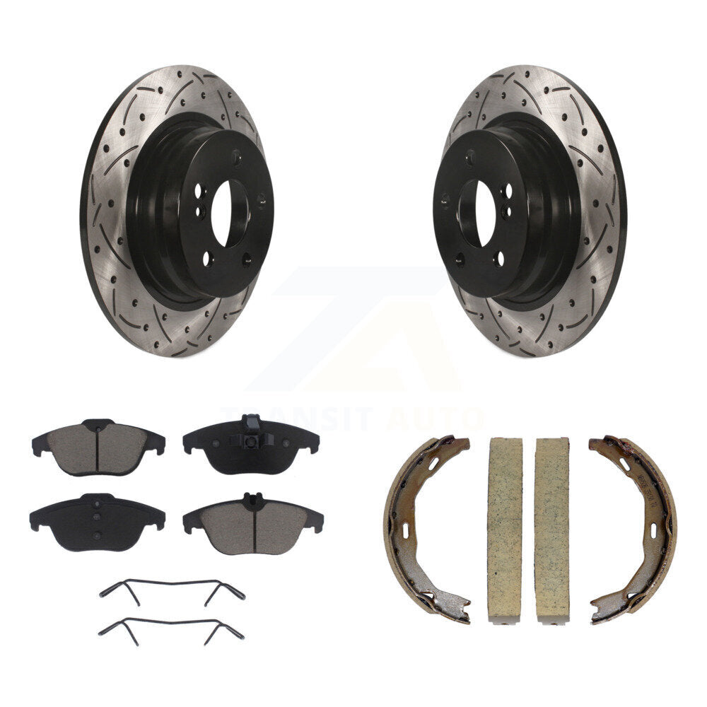 Transit Auto KDC-101321 Disc Brake Kit for 2008-2015 Mercedes-Benz C250, Mercedes-Benz C230, Mercedes-Benz C300 - Rear product image