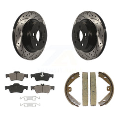 Transit Auto KDC-101323 Disc Brake Kit for 2010-2016 Mercedes-Benz E350, Mercedes-Benz E400, Mercedes-Benz CLS400 - Rear product image