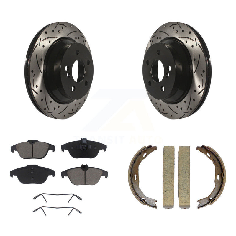 Transit Auto KDC-101325 Disc Brake Kit for 2010-2015 Mercedes-Benz E400, Mercedes-Benz E350 - Rear product image