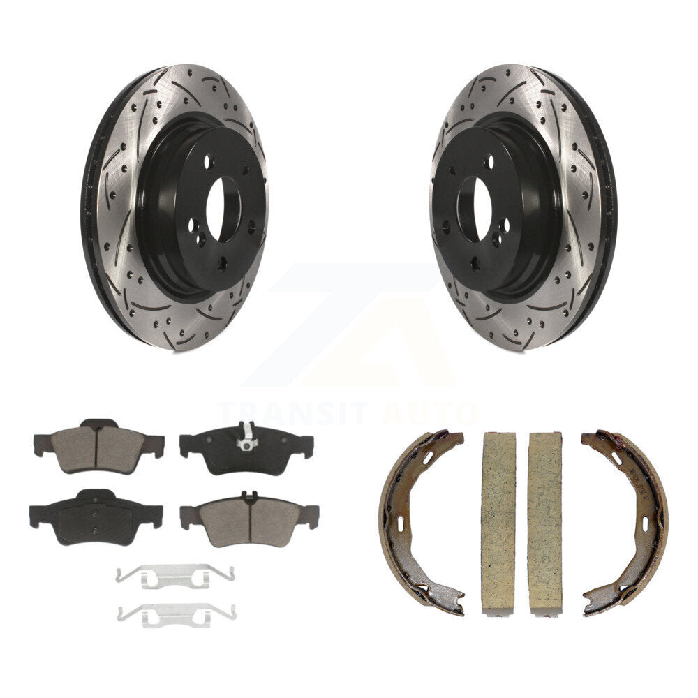 Transit Auto KDC-101327 Disc Brake Kit for 2011 Mercedes-Benz E550 - Rear product image