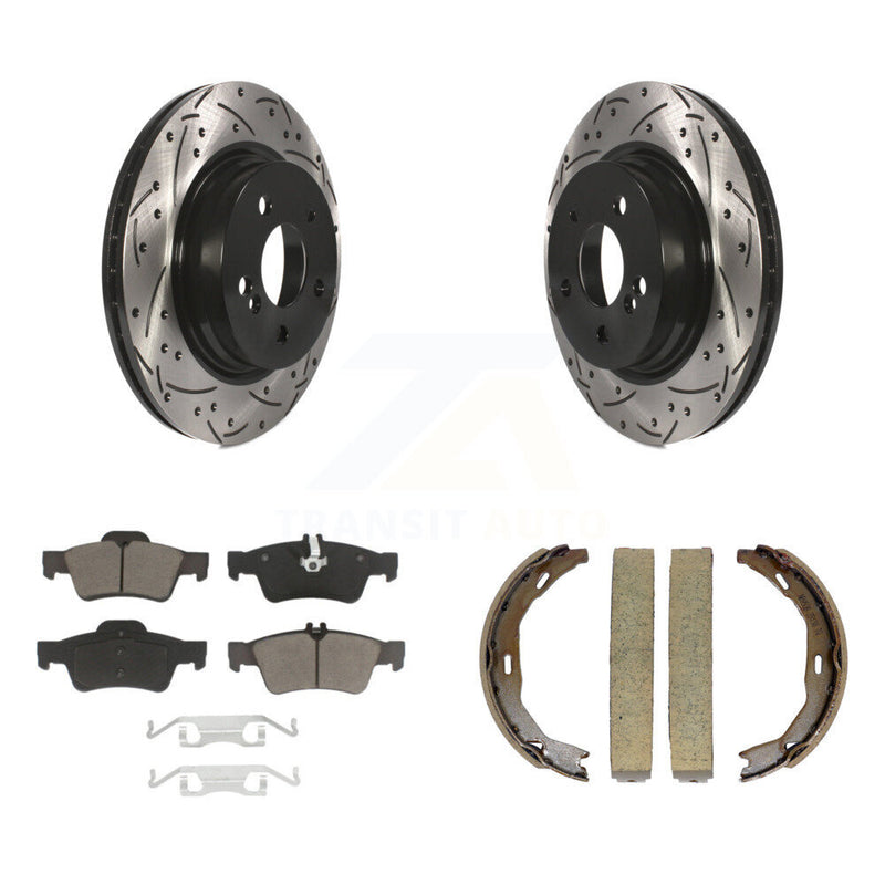 Transit Auto KDC-101327 Disc Brake Kit for 2011 Mercedes-Benz E550 - Rear product image
