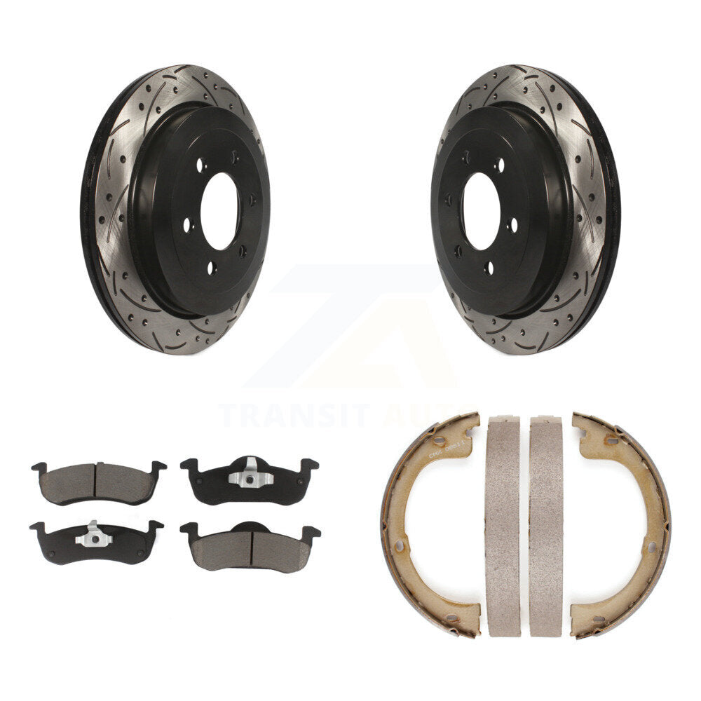 Transit Auto KDC-101328 Disc Brake Kit for 2007-2017 Ford Expedition, Lincoln Navigator - Rear product image