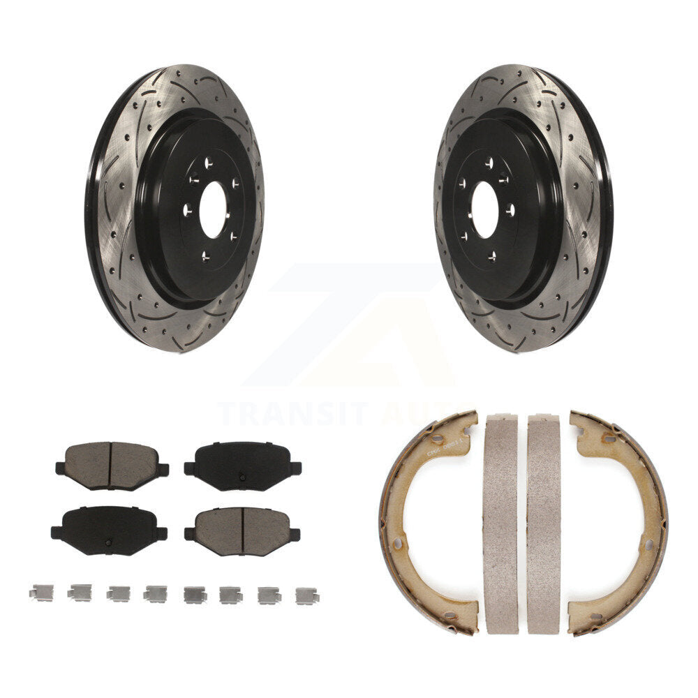 Transit Auto KDC-101332 Disc Brake Kit for 2017-2019 Lincoln MKT - Rear product image