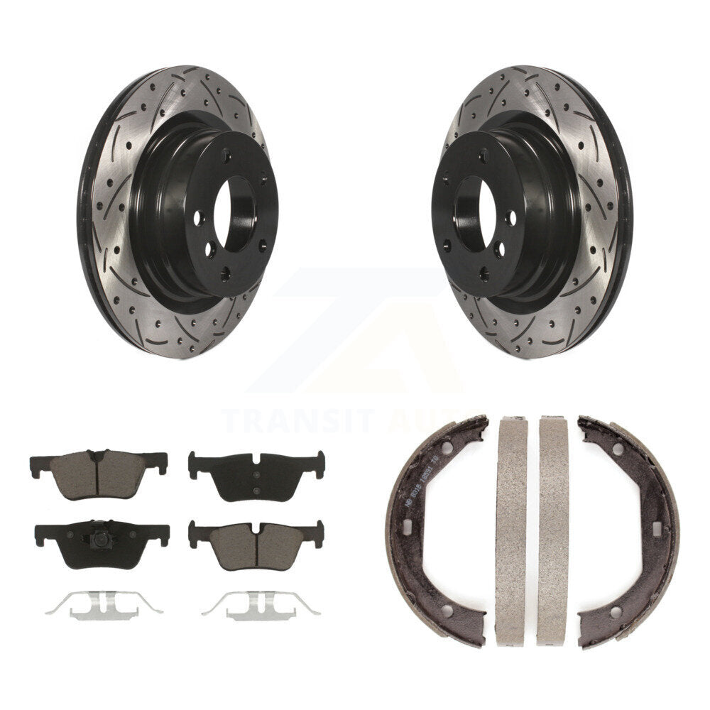 Transit Auto KDC-101333 Disc Brake Kit for 2012-2013 BMW 328i - Rear product image