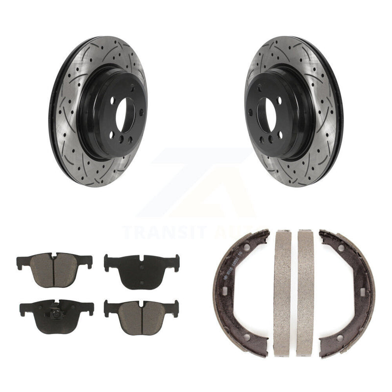 Transit Auto KDC-101335 Disc Brake Kit for 2012-2020 BMW 330i, BMW 330i GT xDrive, BMW 330i xDrive & more - Rear product image