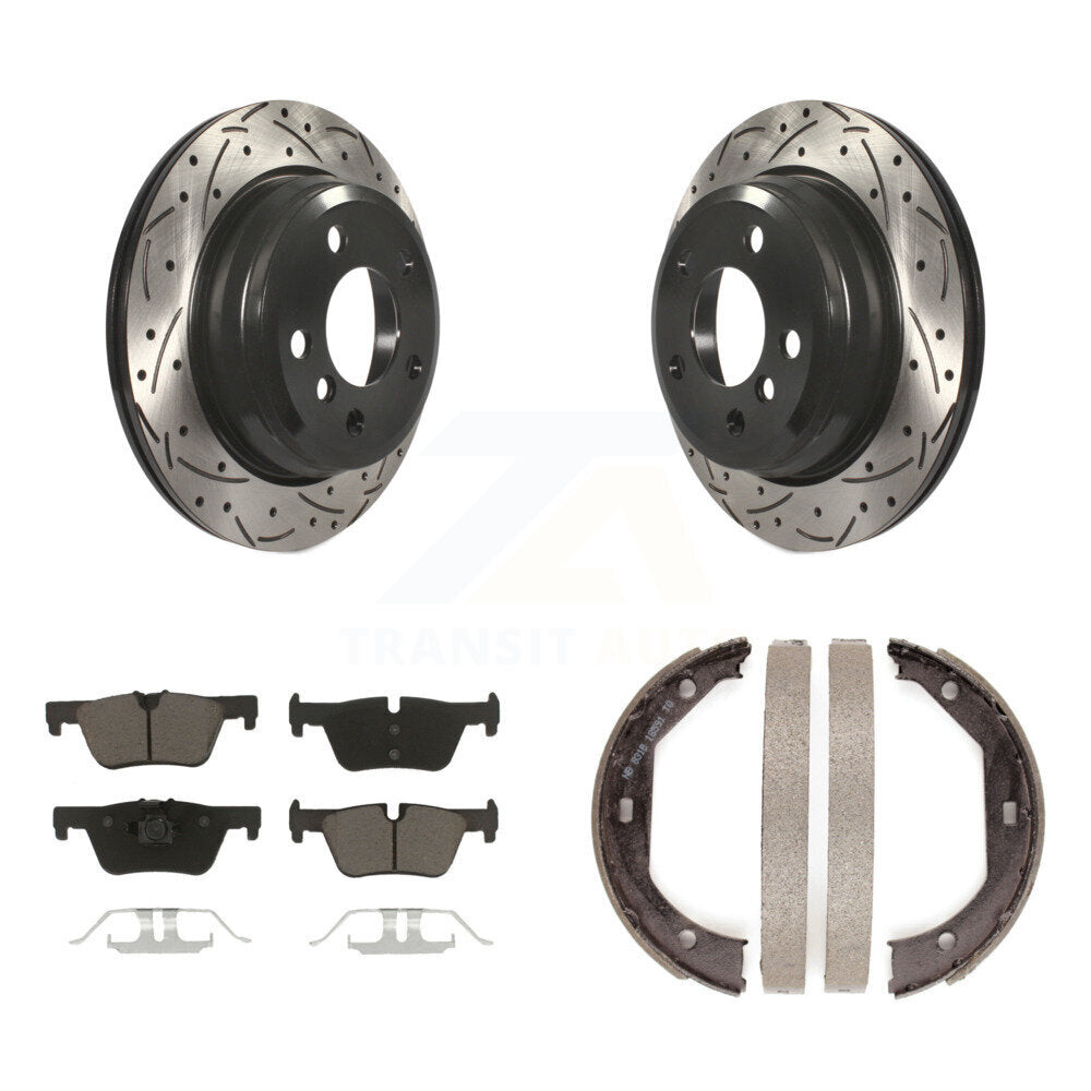 Transit Auto KDC-101336 Disc Brake Kit for 2013-2020 BMW 320i xDrive, BMW 328d xDrive, BMW 330i & more - Rear product image