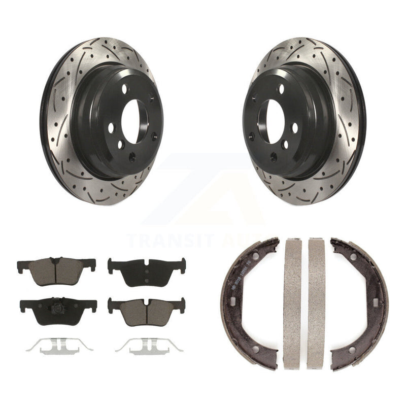 Transit Auto KDC-101336 Disc Brake Kit for 2013-2020 BMW 320i xDrive, BMW 328d xDrive, BMW 330i & more - Rear product image