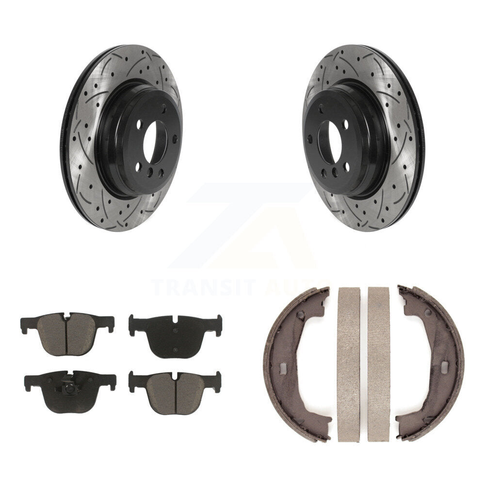 Transit Auto KDC-101342 Disc Brake Kit for 2014-2016 BMW 328i, BMW 428i Gran Coupe, BMW 428i & more - Rear product image