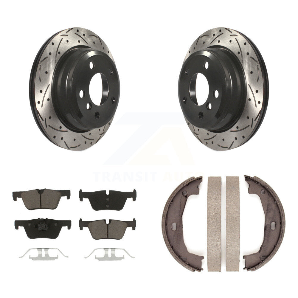 Transit Auto KDC-101343 Disc Brake Kit for 2013-2016 BMW 328i, BMW 428i, BMW 428i Gran Coupe & more - Rear product image