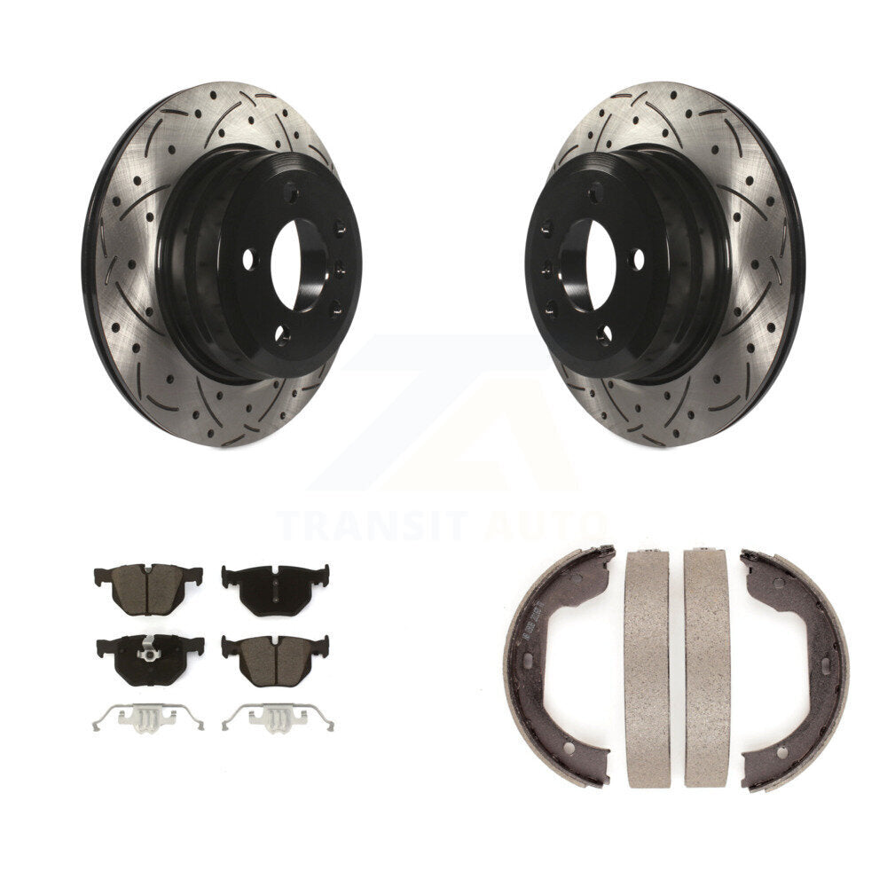 Transit Auto KDC-101345 Disc Brake Kit for 2007-2019 BMW X5, BMW X6 - Rear product image