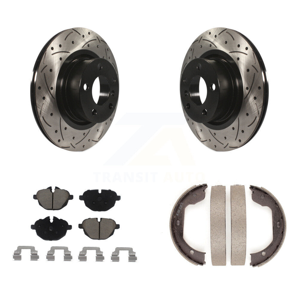 Transit Auto KDC-101347 Disc Brake Kit for 2011 BMW X3 - Rear product image