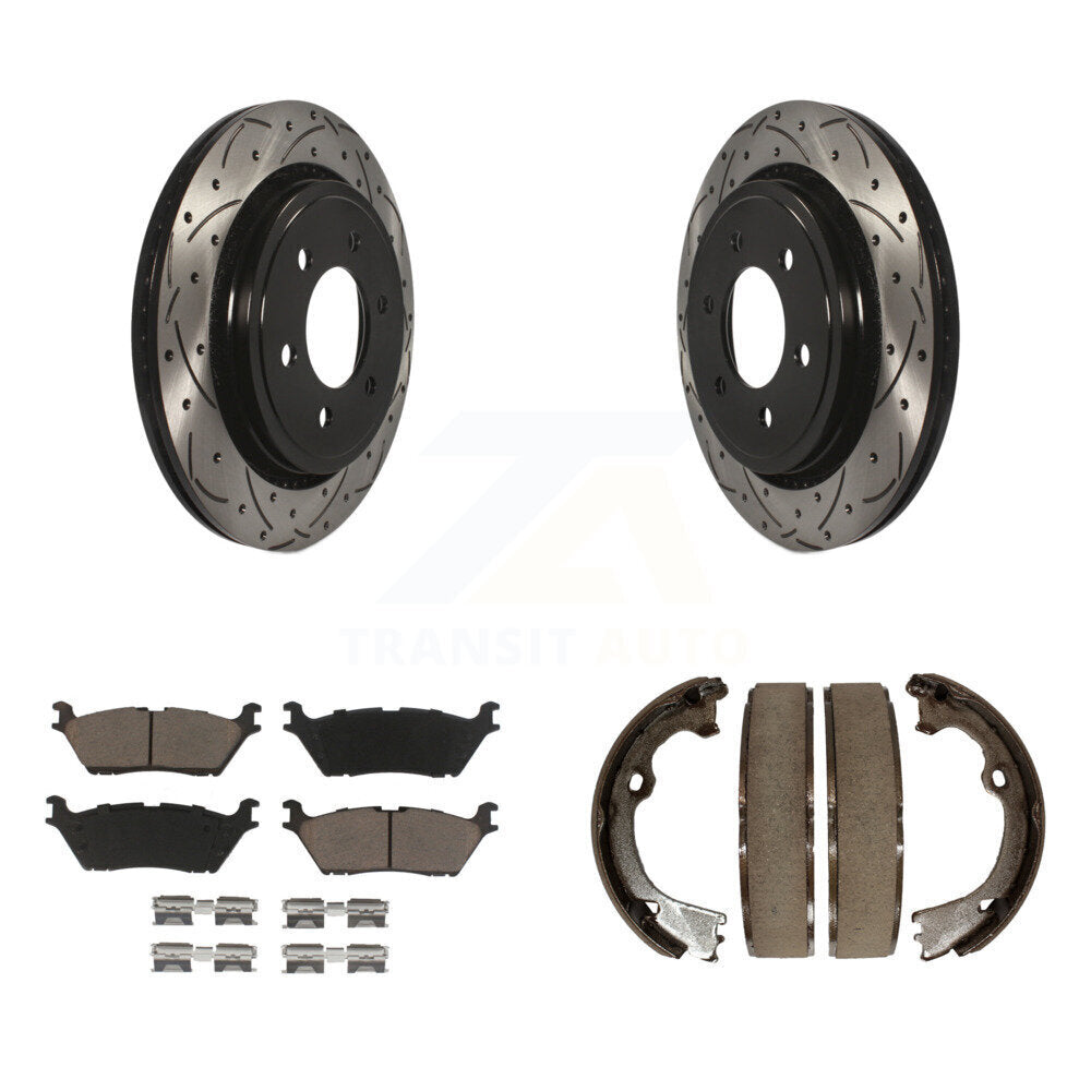 Transit Auto KDC-101350 Disc Brake Kit for 2015-2017 Ford F-150 - Rear product image