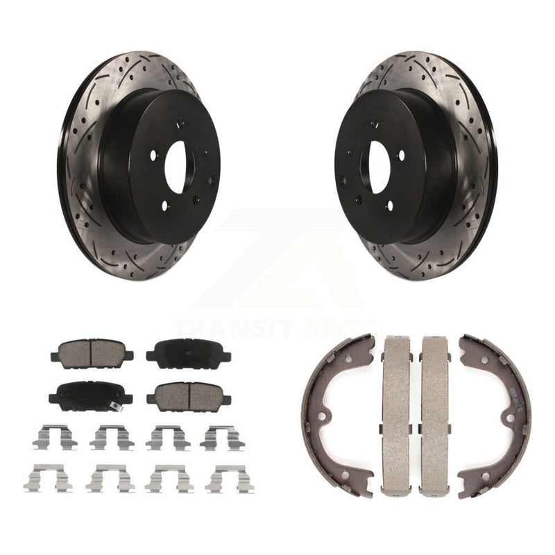 Transit Auto KDC-101353 Disc Brake Kit for 2003-2016 INFINITI Q70, INFINITI Q70L, INFINITI QX70 & more - Rear product image
