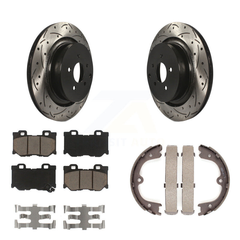 Transit Auto KDC-101354 Disc Brake Kit for 2009-2016 INFINITI Q70, INFINITI Q70L, INFINITI Q50 & more - Rear product image