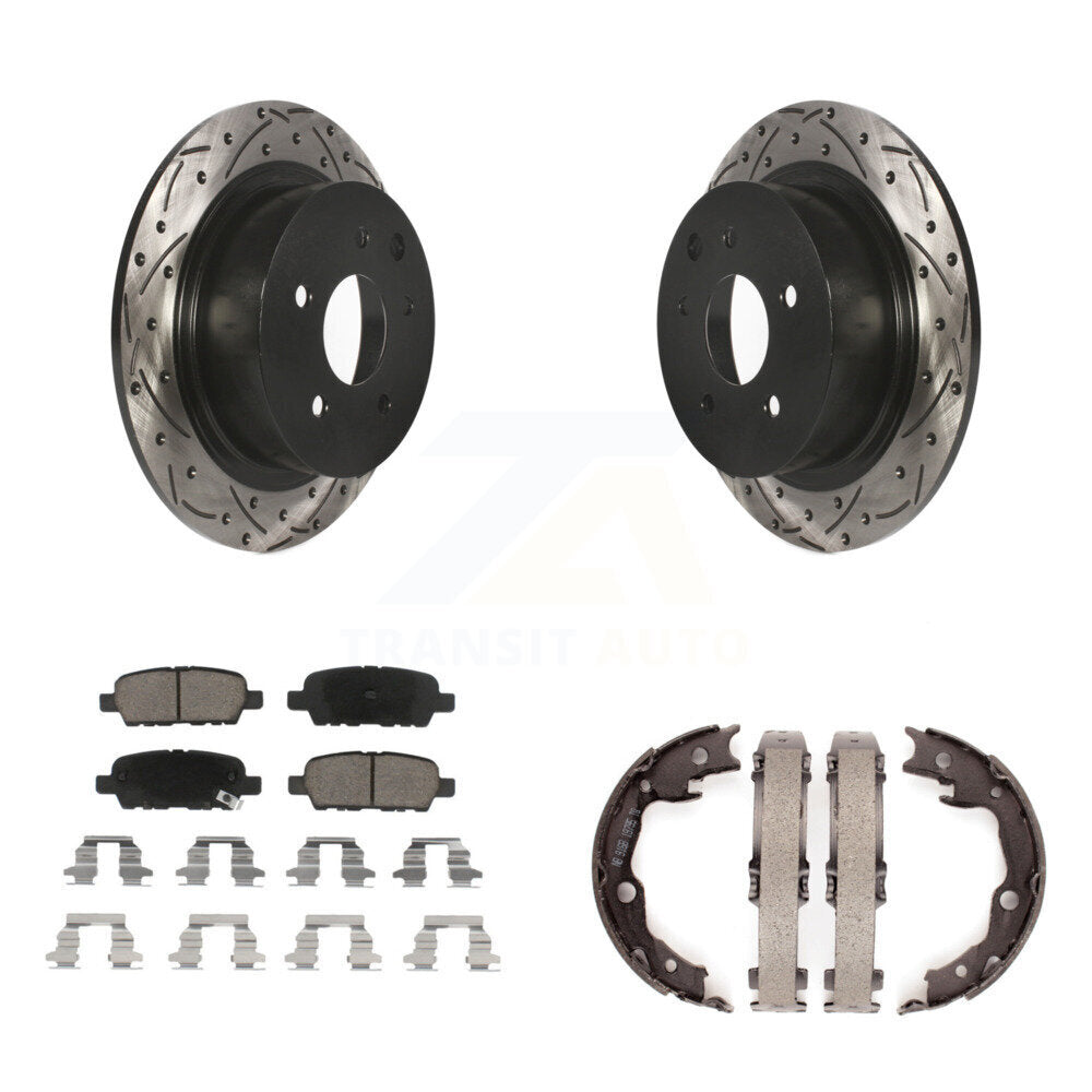 Transit Auto KDC-101360 Disc Brake Kit for 2007-2019 Nissan Juke, Nissan Sentra - Rear product image