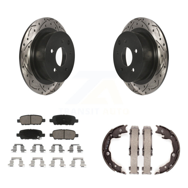 Transit Auto KDC-101360 Disc Brake Kit for 2007-2019 Nissan Juke, Nissan Sentra - Rear product image